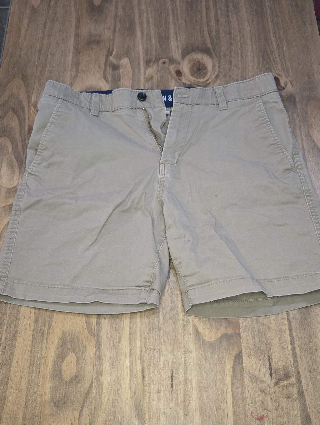 Men's Tan Casual Chino Shorts